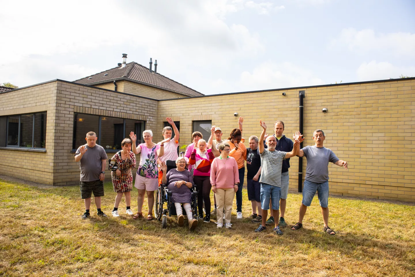 Groepsfoto Pegode De Steiger Wonen