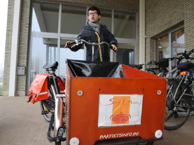 Dagwerking Kontich: Soep leveren met de bakfiets